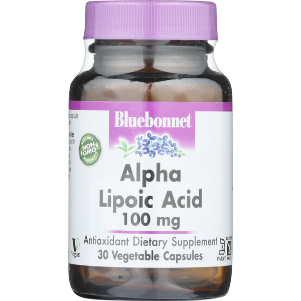 Antioxidants Bluebonnet Alpha Lipoic Acid 100 Mg hero