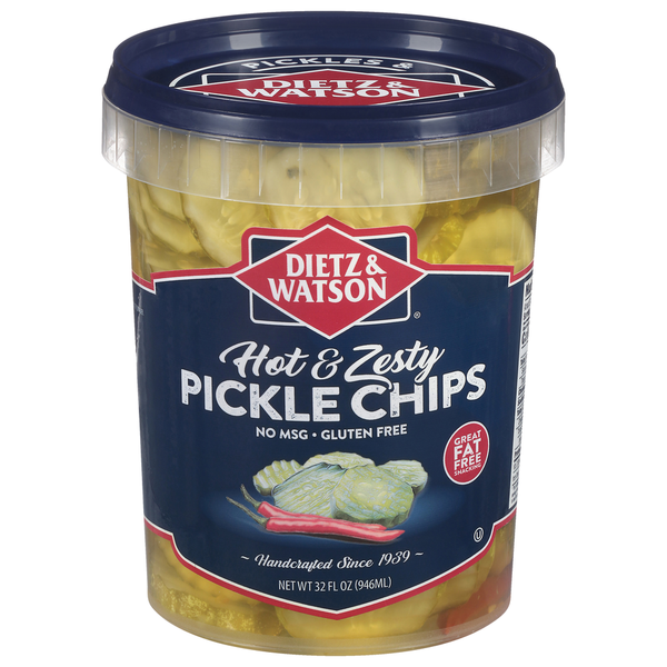 Pickled Goods & Olives Dietz & Watson Pickle Chips, Hot and Zesty hero