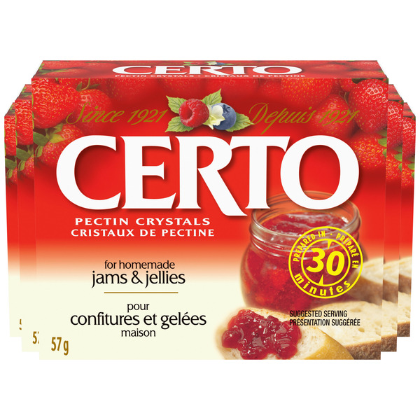 Doughs, Gelatins & Bake Mixes Certo Original Pectin Crystals hero