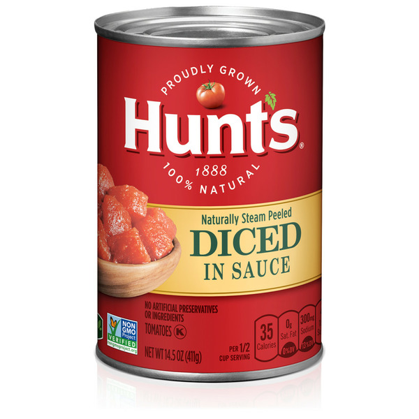 Canned & Jarred Vegetables Hunt's Diced Tomatoes with Sauce hero