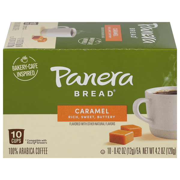 Panera Bread Coffee, Caramel, Cups hero