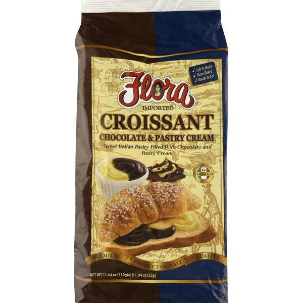 Cookies & Other Desserts Flora Fine Foods Croissant, Chocolate & Pastry Cream hero