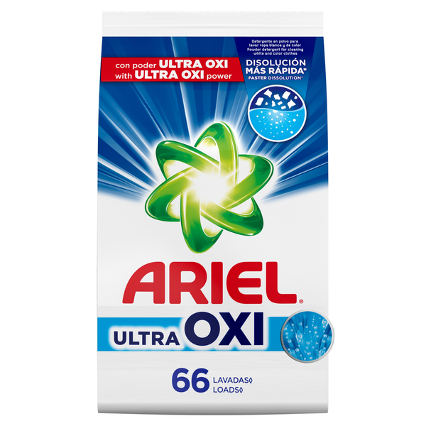 Laundry Ariel with Ultra Oxi Powder Laundry Detergent, 66 loads hero