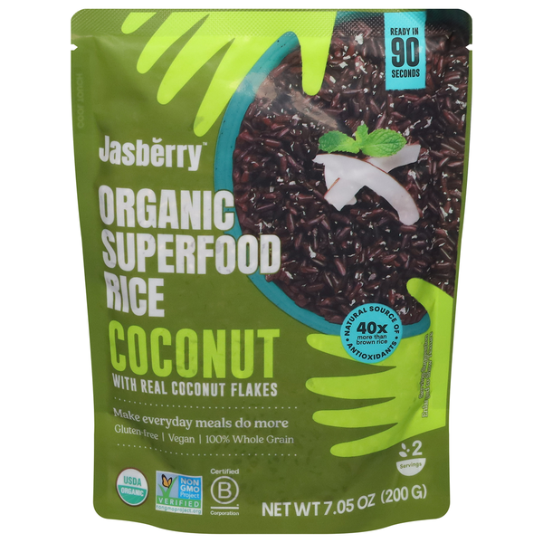 Grains, Rice & Dried Goods Jasberry Rice, Superfood, Organic, Coconut hero