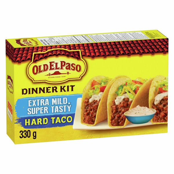 Prepared Meals Old El Paso Extra Mild, Super Tasty Hard Taco Dinner Kit hero