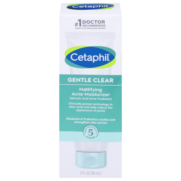 Body Lotions & Soap Cetaphil Acne Moisturizer, Gentle Clear, Mattifying hero