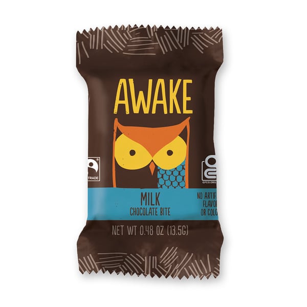 Candy & Chocolate AWAKE Caffeinated Chocolate Milk Chocolate Bite hero