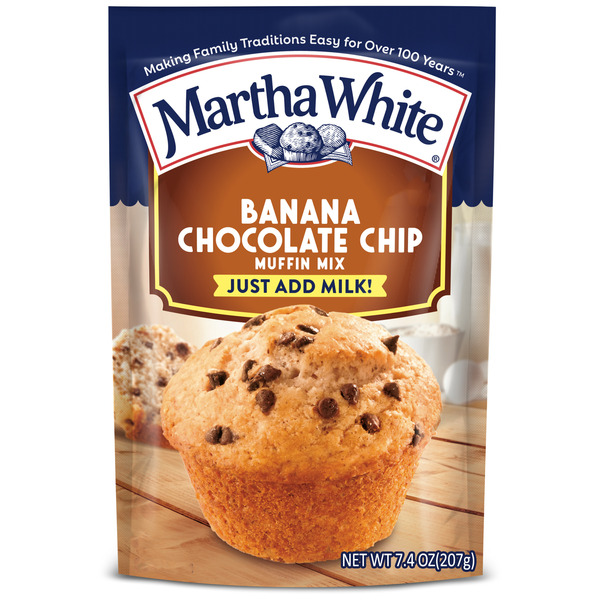 Baking Supplies & Decor Martha White Banana Chocolate Chip Muffin Mix hero