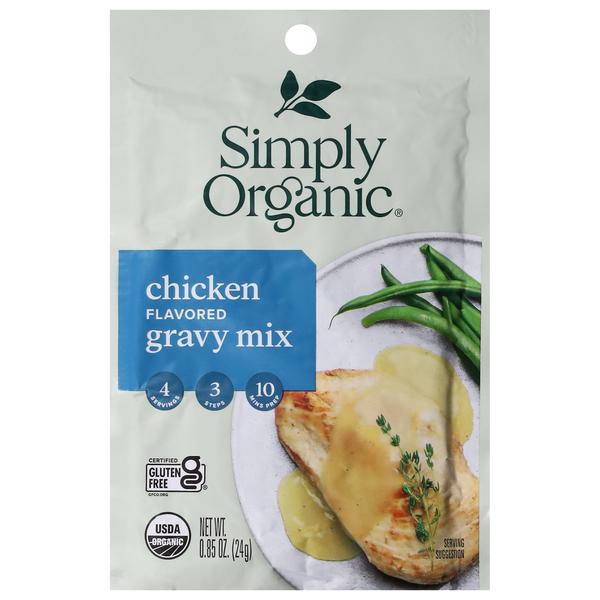 Marinades & Meat Preparation Simply Organic Gravy Mix, Chicken Flavored hero