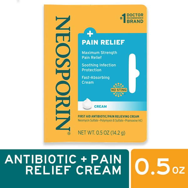 Back to School NEOSPORIN + Pain Relief Dual Action First Aid Antibiotic Cream hero