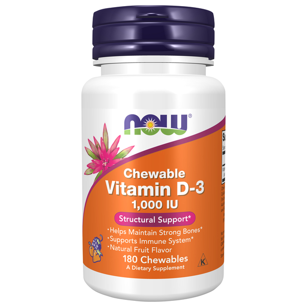 Vitamins & Supplements NOW Vitamin D 3 1000 IU hero