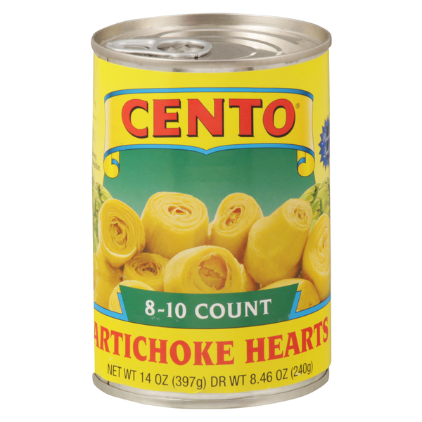 Canned/Jarred Vegetables Cento Artichoke Hearts hero