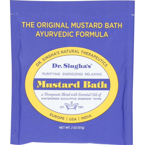 Body Lotions & Soap Dr. Singha's Mustard Bath hero