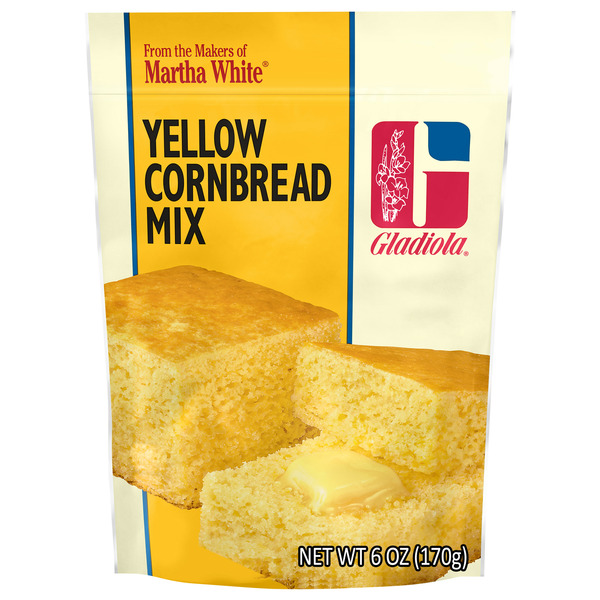 Doughs, Gelatins & Bake Mixes Martha White Gladiola Yellow Cornbread Mix hero