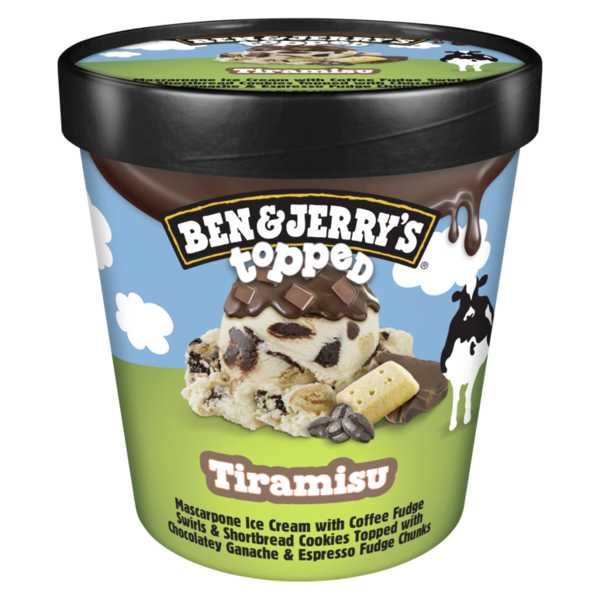 Ice Cream & Ice Ben & Jerry's Tiramisu Topped Mascarpone Ice Cream Pint hero