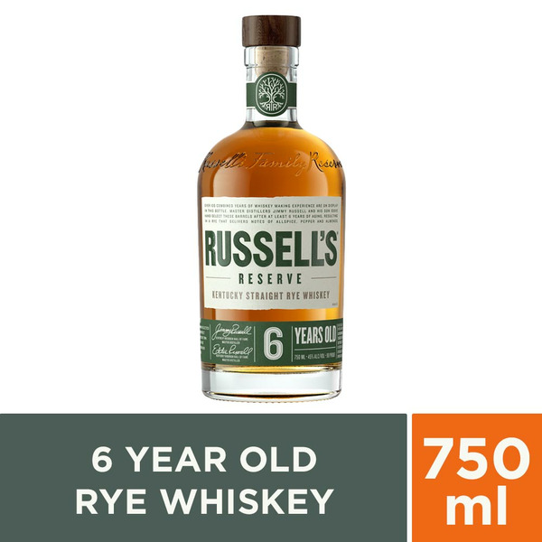 Rye Whiskey Russell's Reserve 6 Year Old Rye hero