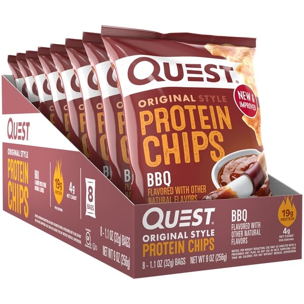 Chips Quest Protein Chips BBQ hero