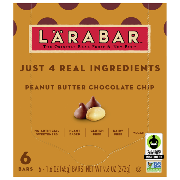 Candy & Chocolate LÄRABAR Bars, Peanut Butter Chocolate Chip hero