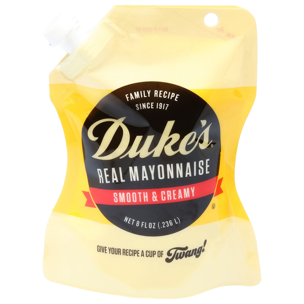 Condiments Duke's Mayonnaise, Real, Smooth & Creamy hero