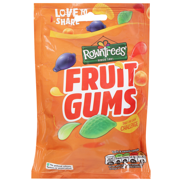 Mint & Gum Rowntree's Fruit Gums hero