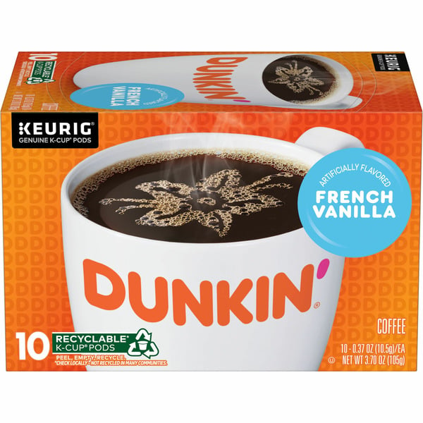 Coffee Dunkin' French Vanilla, K-Cup Pods hero