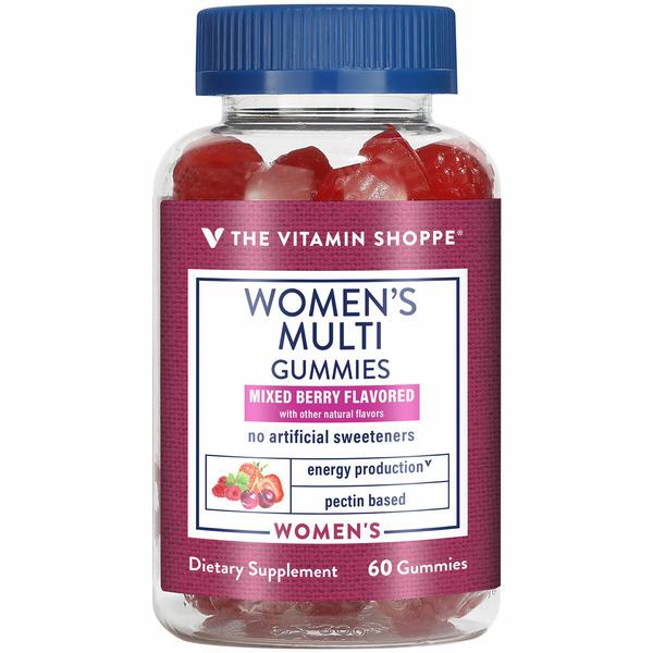 The Vitamin Shoppe Women's Mixed Berry Multivitamin Gummies hero