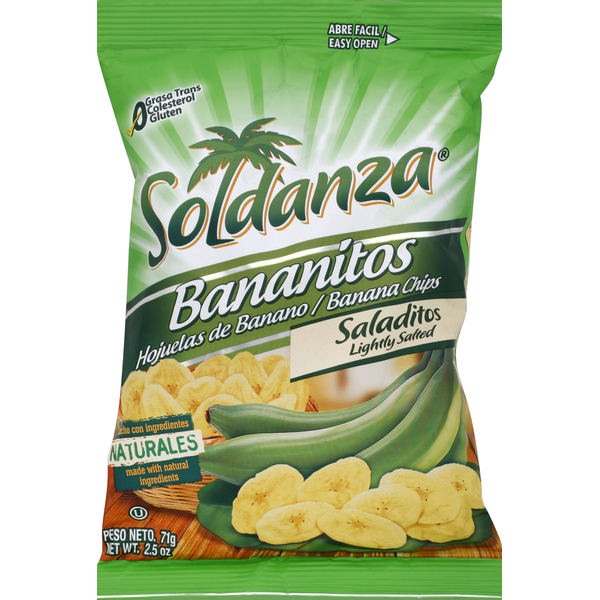 Chips & Pretzels Soldanza Bananitos, Lightly Salted hero