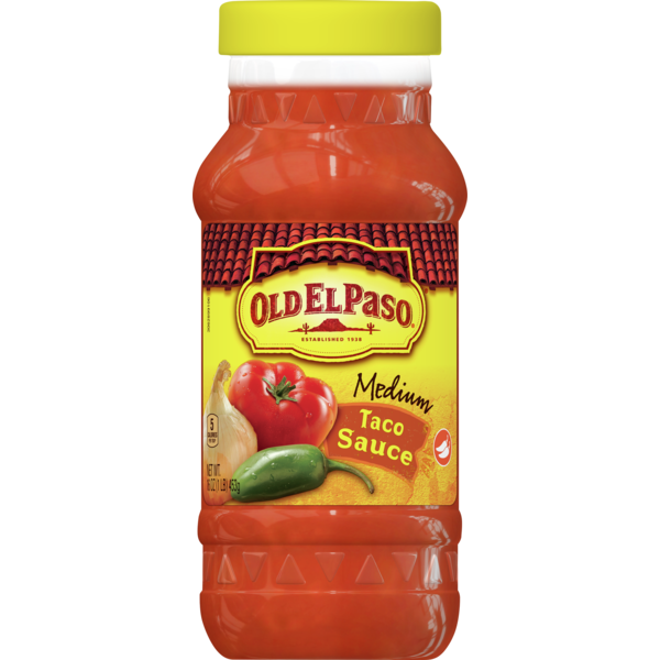 Latino Foods Old El Paso Medium Taco Sauce hero