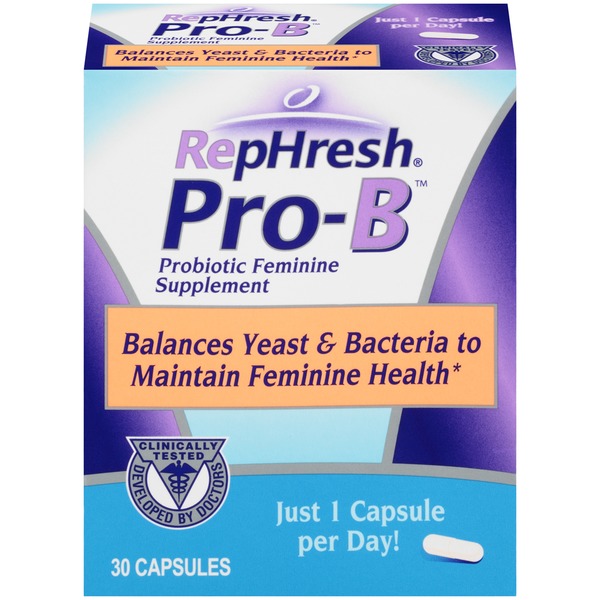 Feminine Care RepHresh Pro-B Capsule Probiotic Feminine Supplement hero