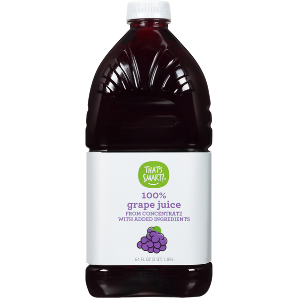 Juice & Nectars That's Smart! 100% Grape Juice From Concentrate With Added Ingredients hero