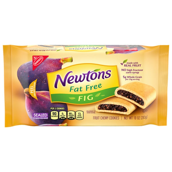 Cookies & Cakes NEWTON Fat Free Soft & Fruit Chewy Fig Cookies (Fig Bars) hero