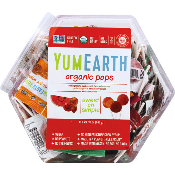 Candy & Chocolate YumEarth Pops, Organic hero