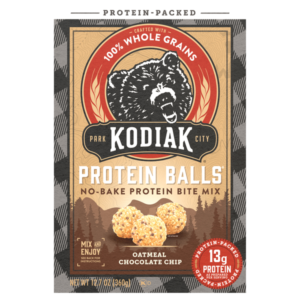 Baking Ingredients Kodiak No-Bake Protein Bite Mix, Oatmeal Chocolate Chip hero