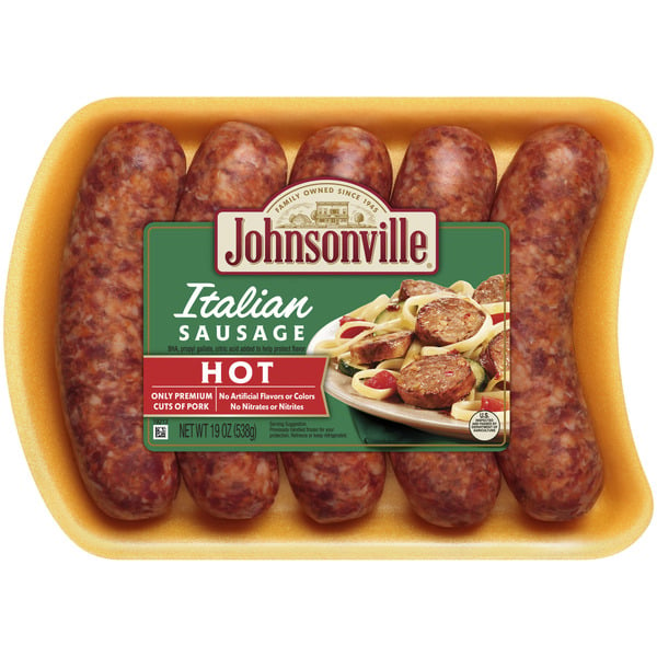 Hot Dogs & Sausage Johnsonville Italian Sausage Hot hero