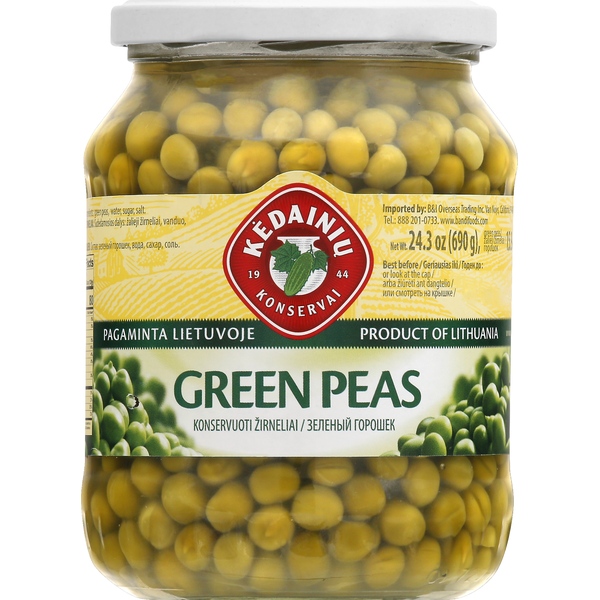 Pickled Goods & Olives Kedainiu Konservai Green Peas hero