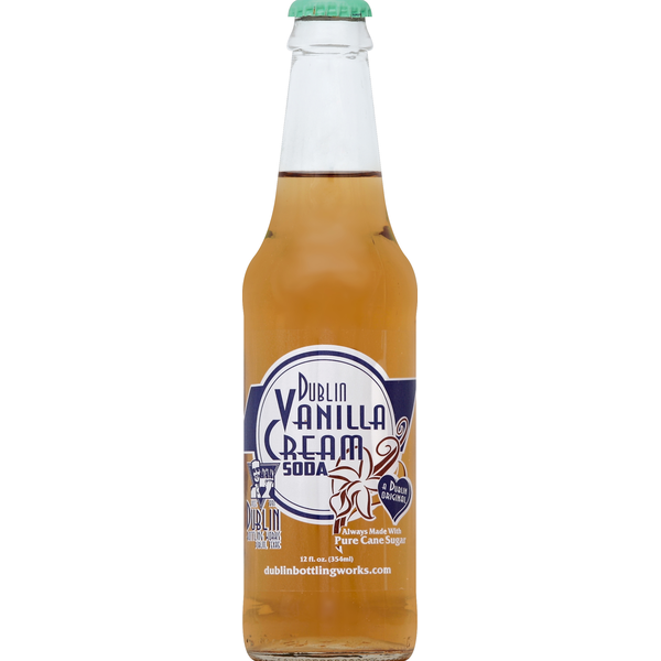 Soft Drinks Dublin Bottling Works Soda, Vanilla Cream hero