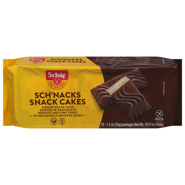 Cookies & Cakes Schär Snack Cakes, Gluten-Free, Sch'nacks hero