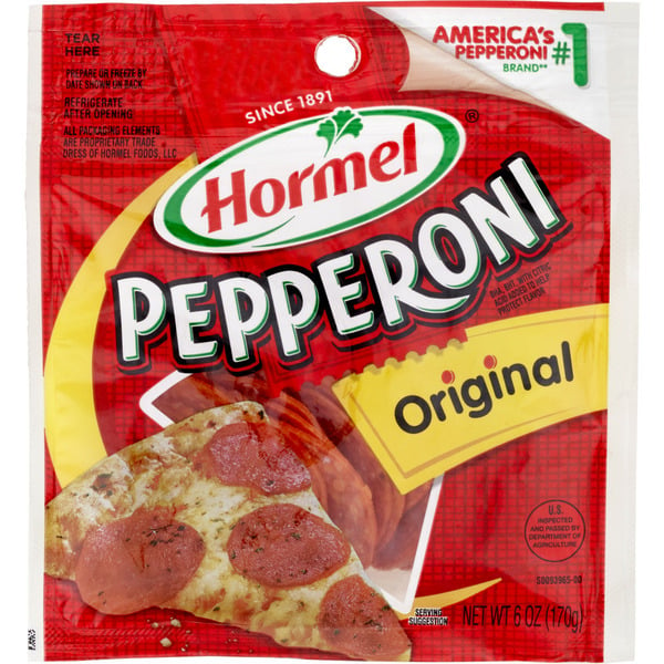 Lunch Meat Hormel Original Pepperoni hero