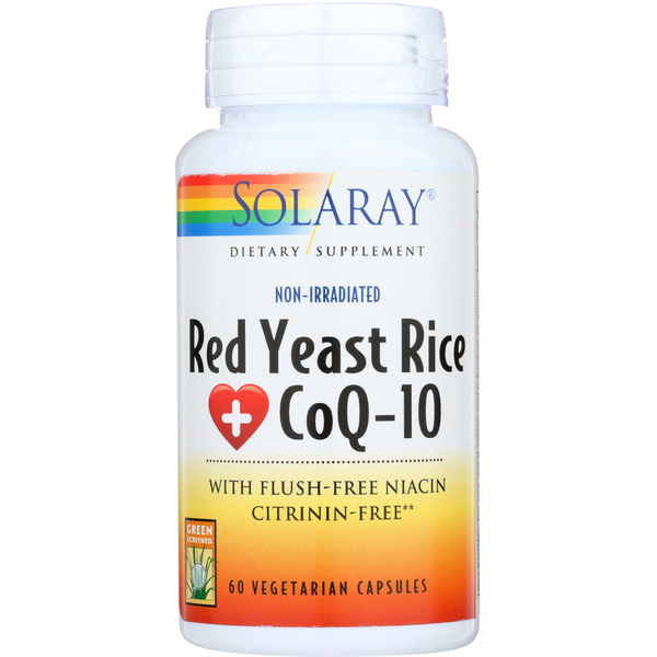 Cardiovascular Solaray Red Yeast Rice Plus Coq-10 hero