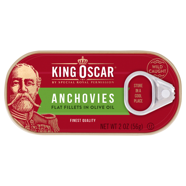 Canned Meat & Seafood King Oscar Anchovies hero