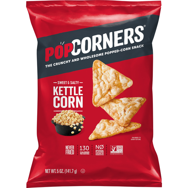 Popcorn & Snacks PopCorners Kettle Corn, Sweet & Salty hero