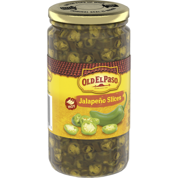 Latino Foods Old El Paso Hot Pickled Jalapeño Slices hero