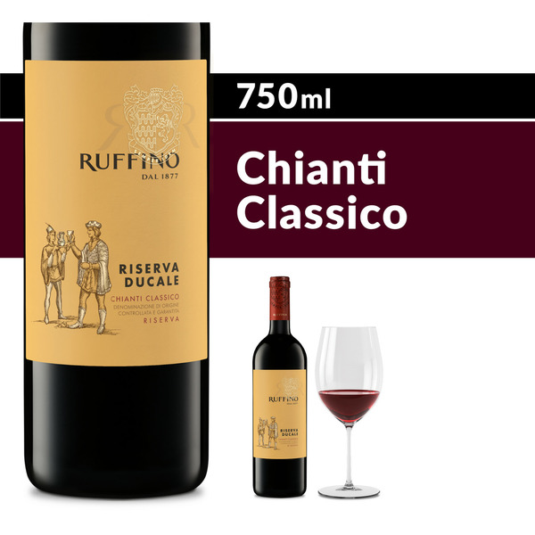 Red Wines Ruffino Riserva Ducale Chianti Classico DOCG Sangiovese Red Blend Italian Red Wine hero