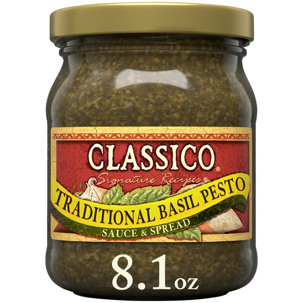 Condiments Classico Traditional Basil Pesto Sauce & Spread hero