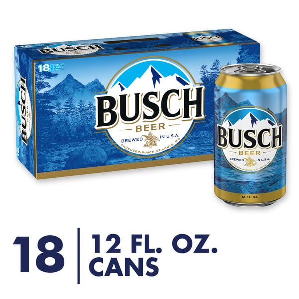 Domestic Beer Busch Lager Beer hero