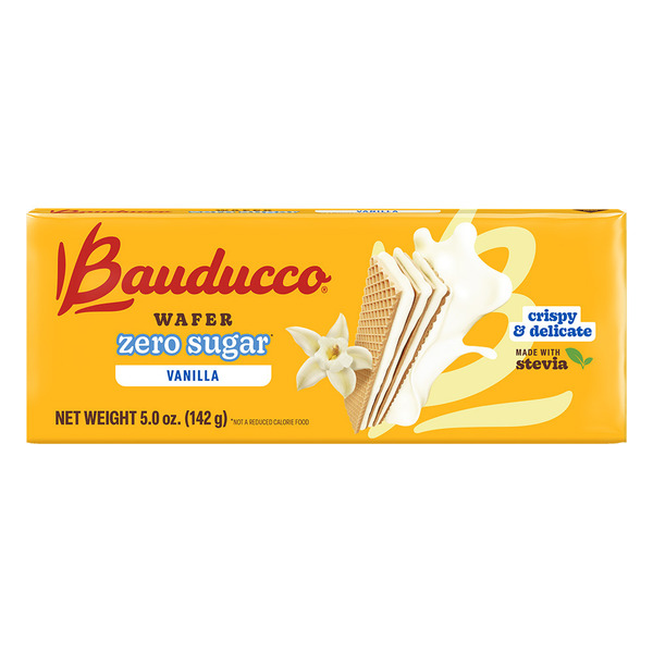 Cookies & Cakes Bauducco Wafer, Sugar Free Vanilla hero