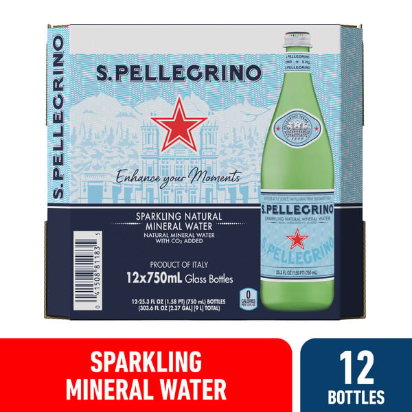 San Pellegrino Spring Natural Mineral Water Case hero