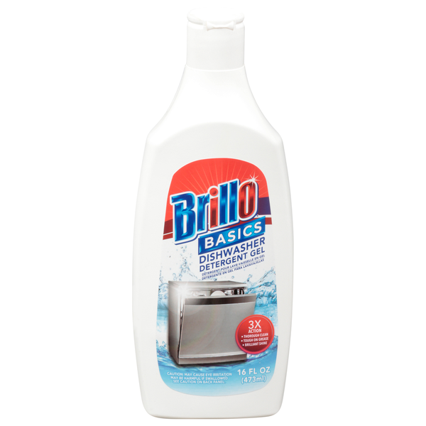 Dish Detergents Brillo Detergent Gel, Dishwasher hero