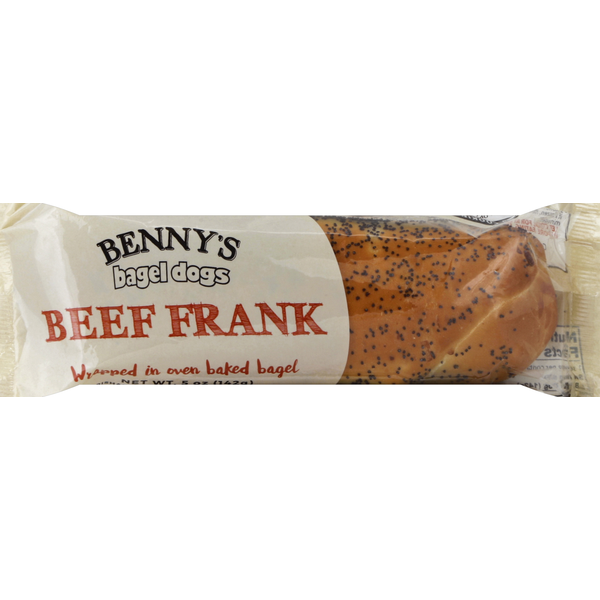 Frozen Meals Benny's Bagel Dogs Bagel Dogs, Beef Frank hero