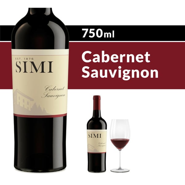 Cabernet Sauvignon SIMI Cabernet Sauvignon Red Wine Bottle hero